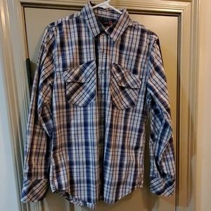 Mens long sleeve button up by GUESS